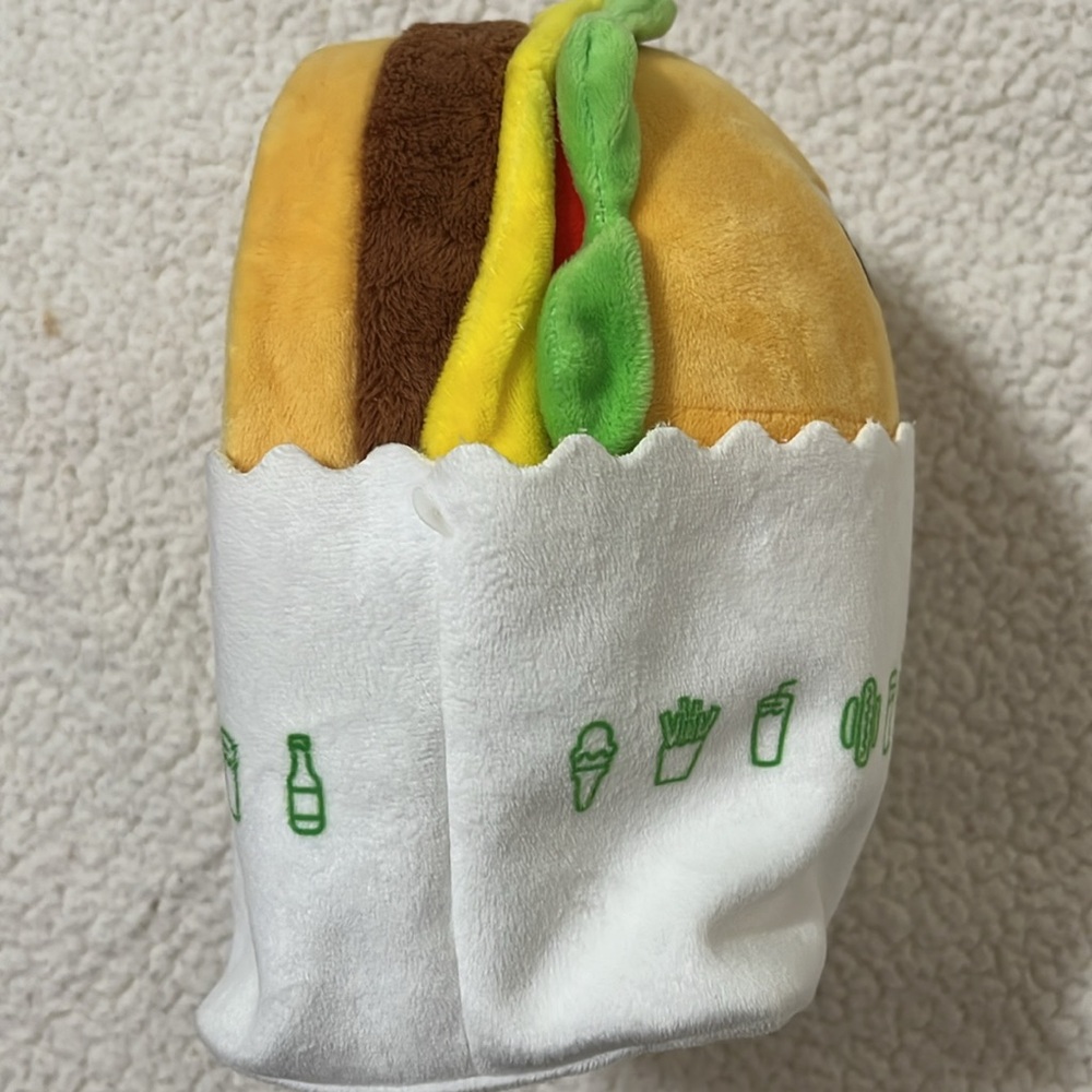 Yummy World Shake Shack Burger Plush - Picture 4 of 6